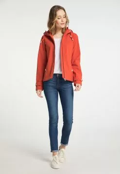 Vestes Dextérieur Veste Fonctionnelle Femme Rouge Orangé -Magasin Vintage Dreimaster aa5a4dd1fcc2f505dc735fd8837529d5