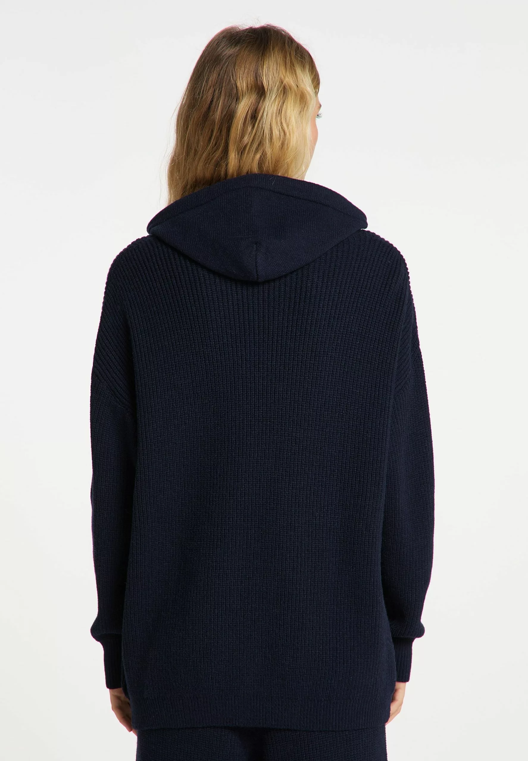 DreiMaster Vintage Pulls à Capuche Pull-over Femme Marine 3 DreiMaster Vintage Pulls à Capuche Pull-over Femme Marine – Image 3