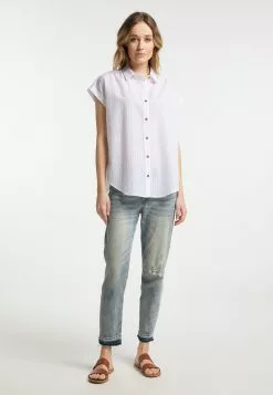 DreiMaster Vintage Blouses à Manches Courtes Chemisier Femme Blanc 8 DreiMaster Vintage Blouses à Manches Courtes Chemisier Femme Blanc -Magasin Vintage Dreimaster ac10695b29bbe71c0044ae23aa247285