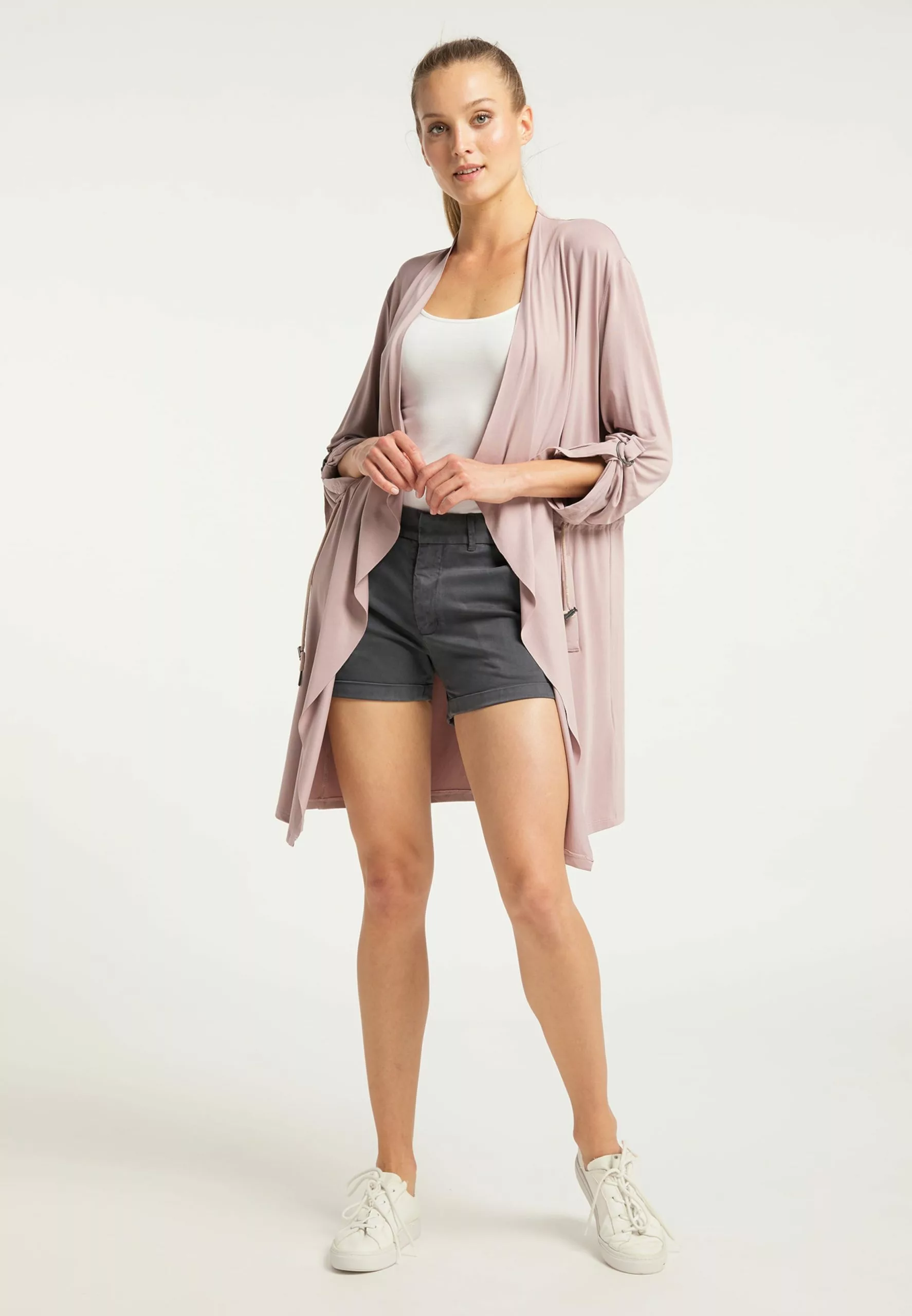 DreiMaster Vintage Shorts Regular Pantalon Femme Pierre 4 DreiMaster Vintage Shorts Regular Pantalon Femme Pierre – Image 4