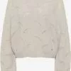 DreiMaster Vintage Pulls Maille Fine Pull-over Femme Beige Clair