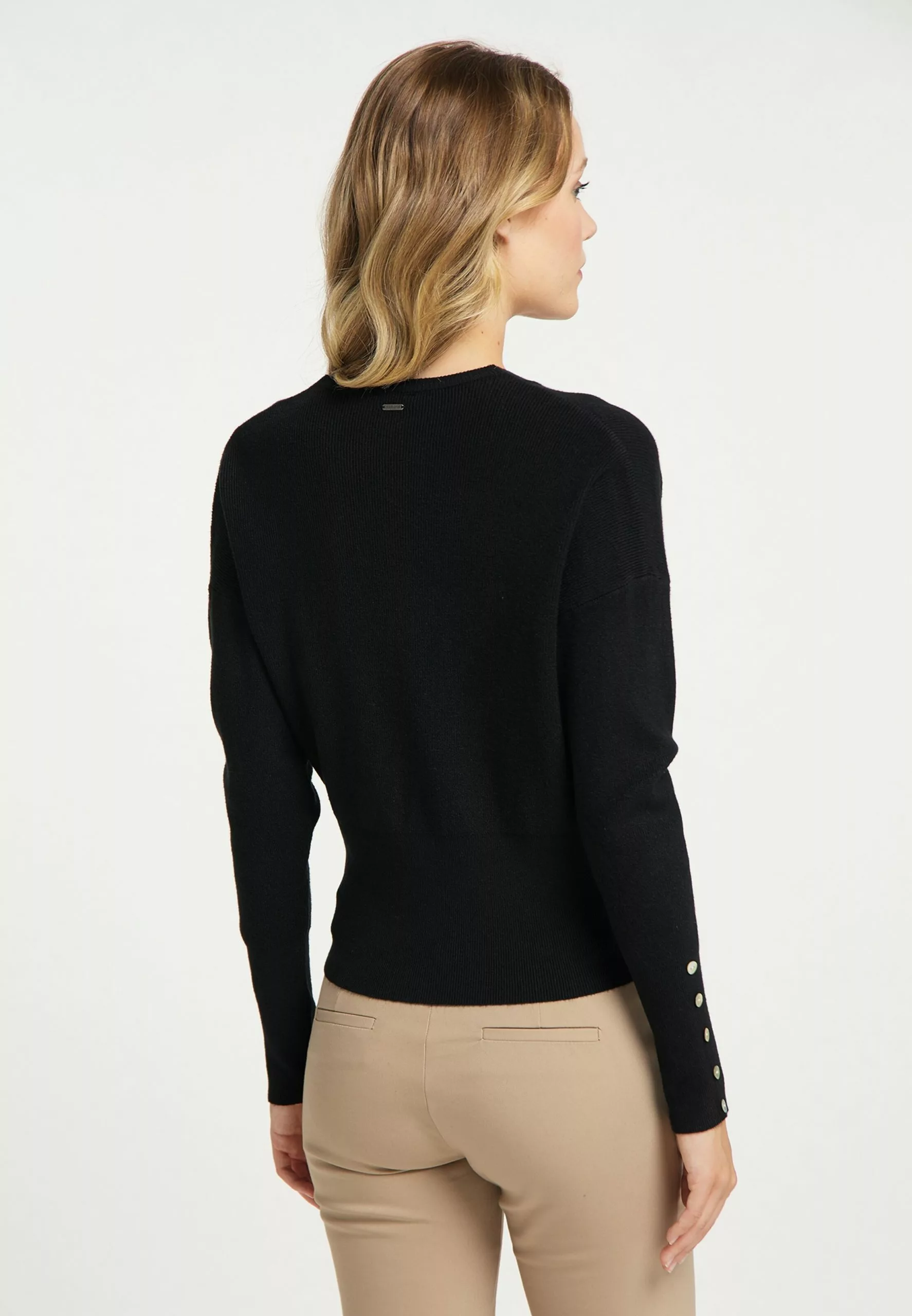 Gilets Cardigan Femme Noir 3 Gilets Cardigan Femme Noir – Image 3