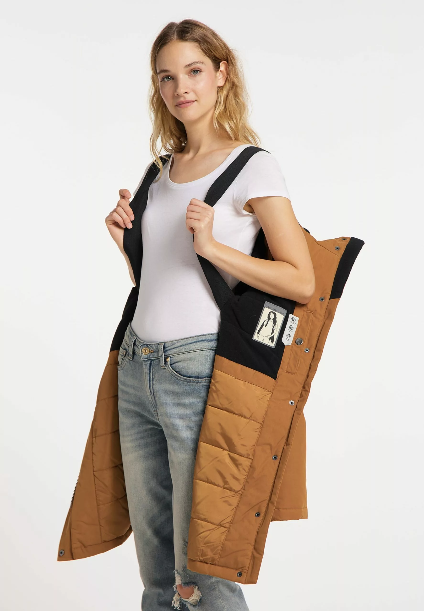 DreiMaster Vintage Manteaux De Pluie Manteau Fonctionnel Femme Cognac 5 DreiMaster Vintage Manteaux De Pluie Manteau Fonctionnel Femme Cognac – Image 5