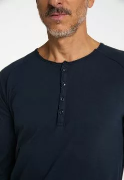 DreiMaster Vintage T-shirts à Manches Longues T-Shirt Homme Marine -Magasin Vintage Dreimaster af3078233b9800cbd2b20c9e7641491e