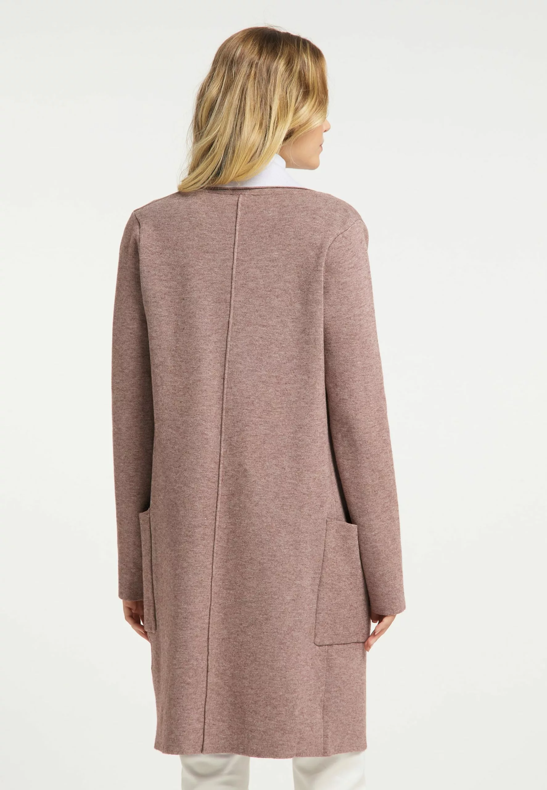 Gilets Cardigan Femme Marron 3 Gilets Cardigan Femme Marron – Image 3