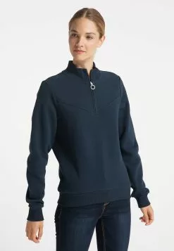 Sweats Sweat-shirt Femme Marine -Magasin Vintage Dreimaster afa61cc867aa0636cebfcd3b8f17c62f