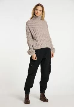 DreiMaster Vintage Pulls à Col Roulé Pull-over Femme Beige -Magasin Vintage Dreimaster b10d7d1efdb8bdc6eea304c18056b68c