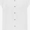DreiMaster Vintage Blouses à Manches Courtes Chemisier Femme Blanc