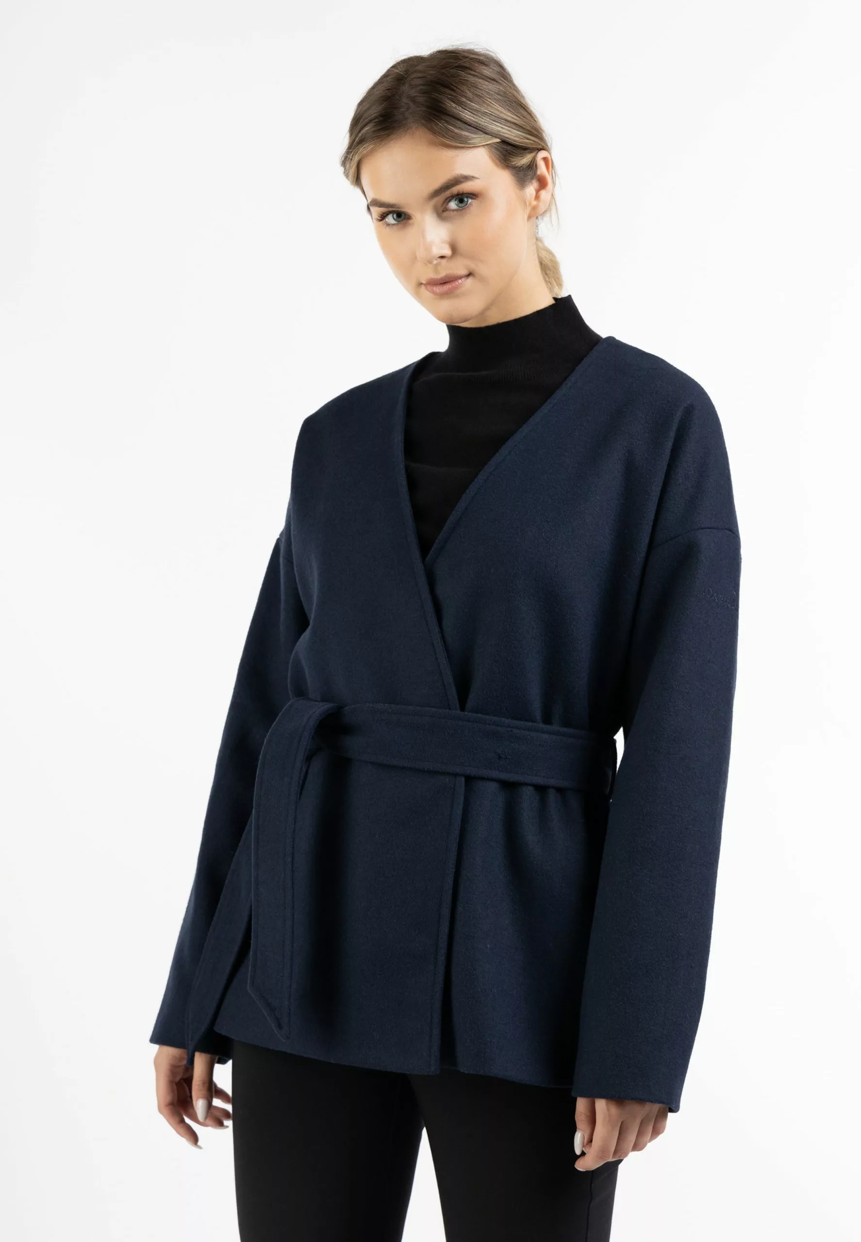 Vestes De Mi-saison Veste Mi-saison Femme Bleu Nuit 2 Vestes De Mi-saison Veste Mi-saison Femme Bleu Nuit – Image 2