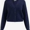DreiMaster Vintage Gilets Cardigan Femme Marine