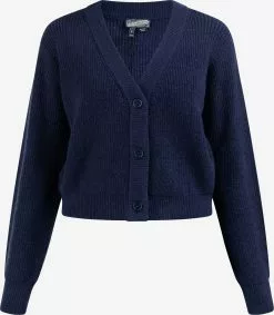 DreiMaster Vintage Gilets Cardigan Femme Marine