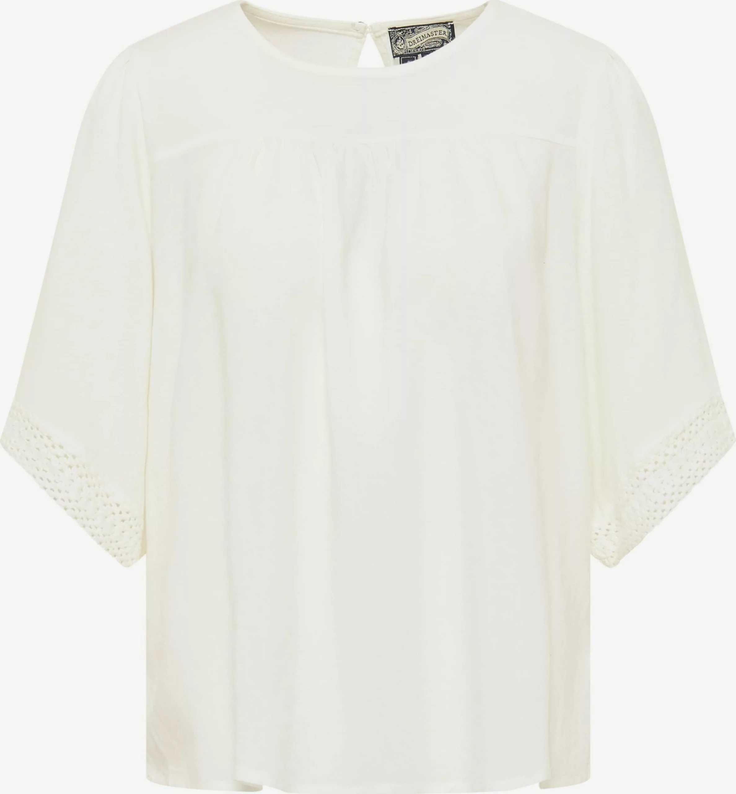 DreiMaster Vintage Blouses En Dentelle Chemisier Femme Blanc Naturel 1 DreiMaster Vintage Blouses En Dentelle Chemisier Femme Blanc Naturel