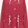 Parkas Parka Mi-saison Femme Rouge