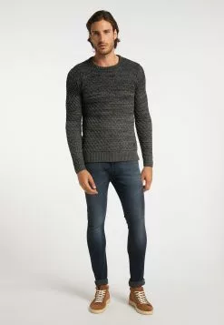 DreiMaster Vintage Pulls à Col Rond Pull-over Homme Gris Foncé / Noir 7 DreiMaster Vintage Pulls à Col Rond Pull-over Homme Gris Foncé / Noir -Magasin Vintage Dreimaster b441ce0b338a86890e19ab45a54bf9d9