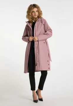 Manteaux De Pluie Manteau Mi-saison Femme Rose Ancienne -Magasin Vintage Dreimaster b497530cc7e7b326bc48fce6630845e9