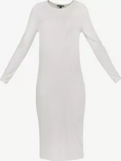 DreiMaster Vintage Robes En Jersey Robe Femme Blanc Naturel