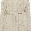 DreiMaster Vintage Gilets Cardigan Femme Beige Chiné