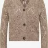 DreiMaster Vintage Gilets Cardigan Femme Chamois