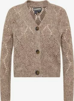 DreiMaster Vintage Gilets Cardigan Femme Chamois