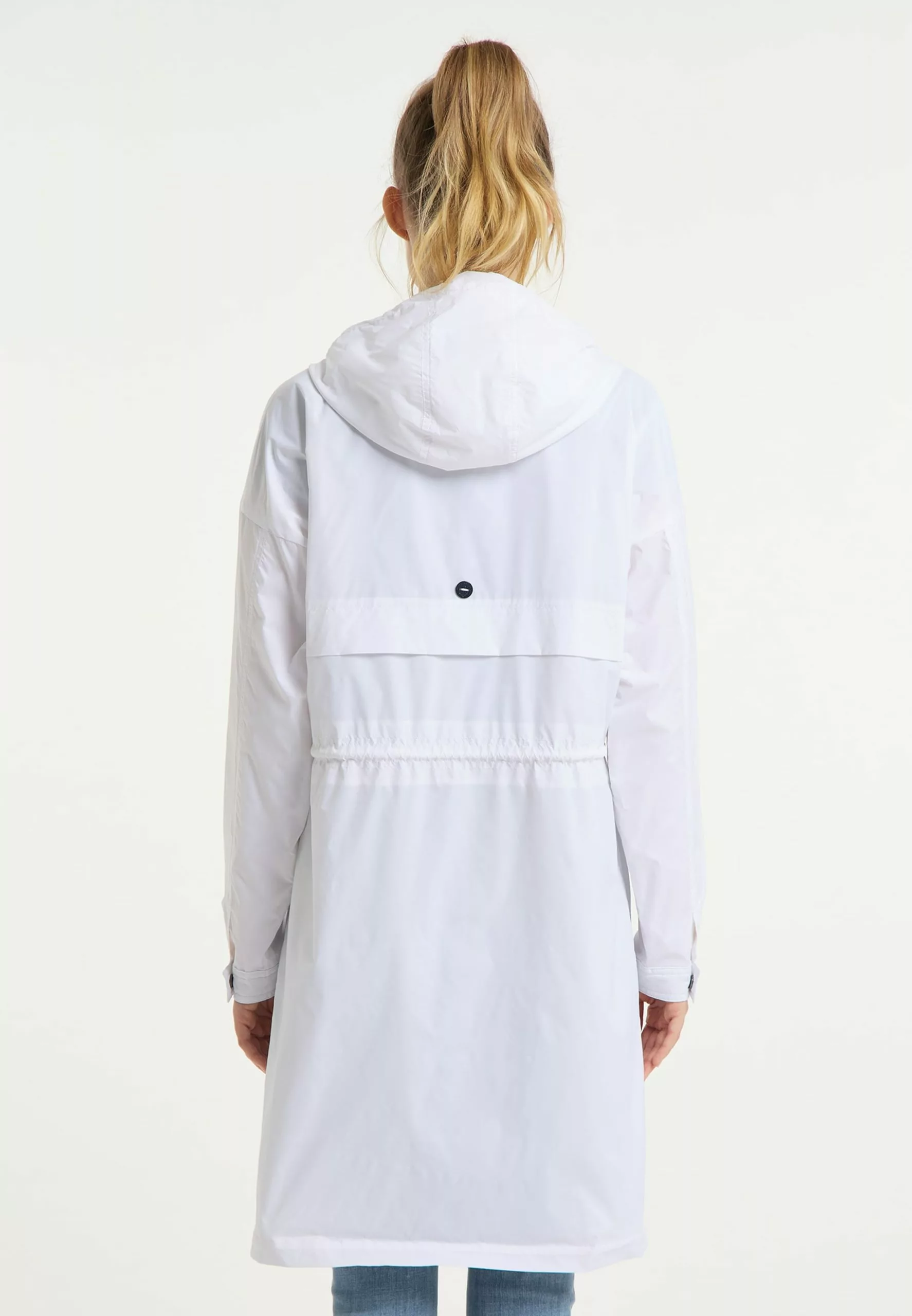 Parkas Parka Mi-saison Femme Blanc 3 Parkas Parka Mi-saison Femme Blanc – Image 3
