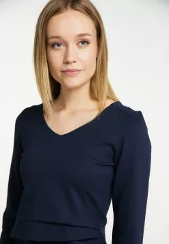 Mini-robes Robe Femme Bleu Marine -Magasin Vintage Dreimaster b72829cf23fc014e7bea2fb9cac6bb85