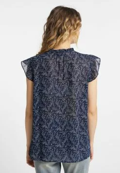 DreiMaster Vintage Blouses à Manches Courtes Chemisier Femme Bleu -Magasin Vintage Dreimaster b77932b32ec6511d8a7b33f9f0954743