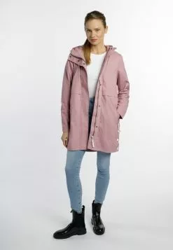 Manteaux De Pluie Manteau Mi-saison Femme Rose -Magasin Vintage Dreimaster b964466d8baa3cbd24826ae501065a66