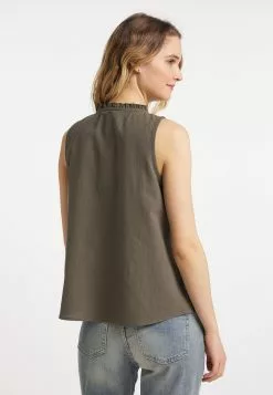 DreiMaster Vintage Blouses Chemisier Femme Kaki 7 DreiMaster Vintage Blouses Chemisier Femme Kaki -Magasin Vintage Dreimaster b982f00c74dd5b02497a7571f2340a1a