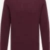 DreiMaster Vintage Pulls à Col Rond Pull-over Homme Bordeaux