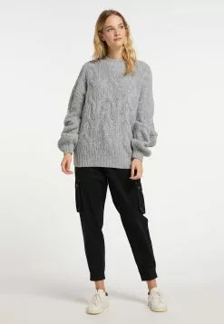 DreiMaster Vintage Pulls Maille Fine Pull-over Femme Gris -Magasin Vintage Dreimaster bb4d910dce24c45abc42541c5b6233c2