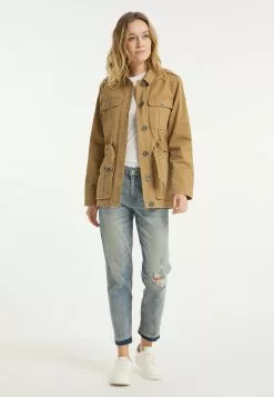 DreiMaster Vintage Vestes De Mi-saison Veste Mi-saison Femme Moutarde -Magasin Vintage Dreimaster bd70a61c35e58ba3e31bb15e0208aa57