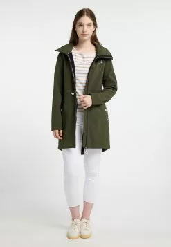 Manteaux De Pluie Manteau Fonctionnel Femme Olive -Magasin Vintage Dreimaster bdf3dc50b3961c617395dcd88a6bbaa7