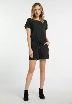 Dreimaster Combinaisons Courtes Combinaison Femme Noir -Magasin Vintage Dreimaster bef286c53a095f09f0fb7dd7b9fc536b