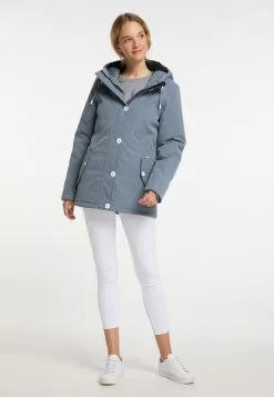 Vestes Dhiver Veste D’hiver Femme Bleu Fumé -Magasin Vintage Dreimaster bf37b31f37423dcf05428e34322da93b