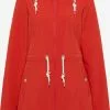 Manteaux De Pluie Manteau Fonctionnel Femme Rouge