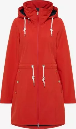 Manteaux De Pluie Manteau Fonctionnel Femme Rouge