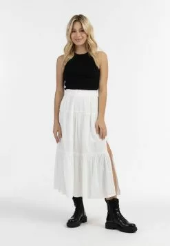 DreiMaster Vintage Jupes Midi Jupe Femme Blanc Cassé -Magasin Vintage Dreimaster c40843224e01cf9bbbb8605c046a72ac