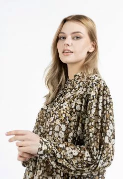 DreiMaster Vintage Hauts Chemisier Femme Marron -Magasin Vintage Dreimaster c479a502727b053a6f6bca284970f8d2