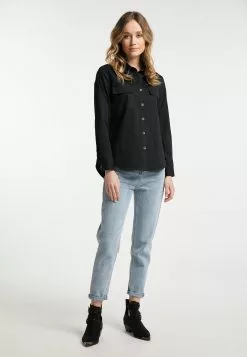 DreiMaster Vintage Chemisiers Chemisier Femme Noir -Magasin Vintage Dreimaster c5035fbee34b64aa91b714a23e571c65