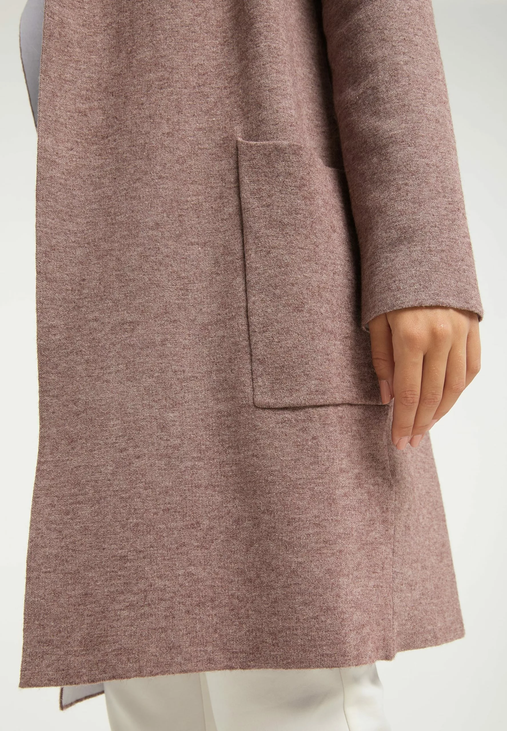 Gilets Cardigan Femme Marron 5 Gilets Cardigan Femme Marron – Image 5