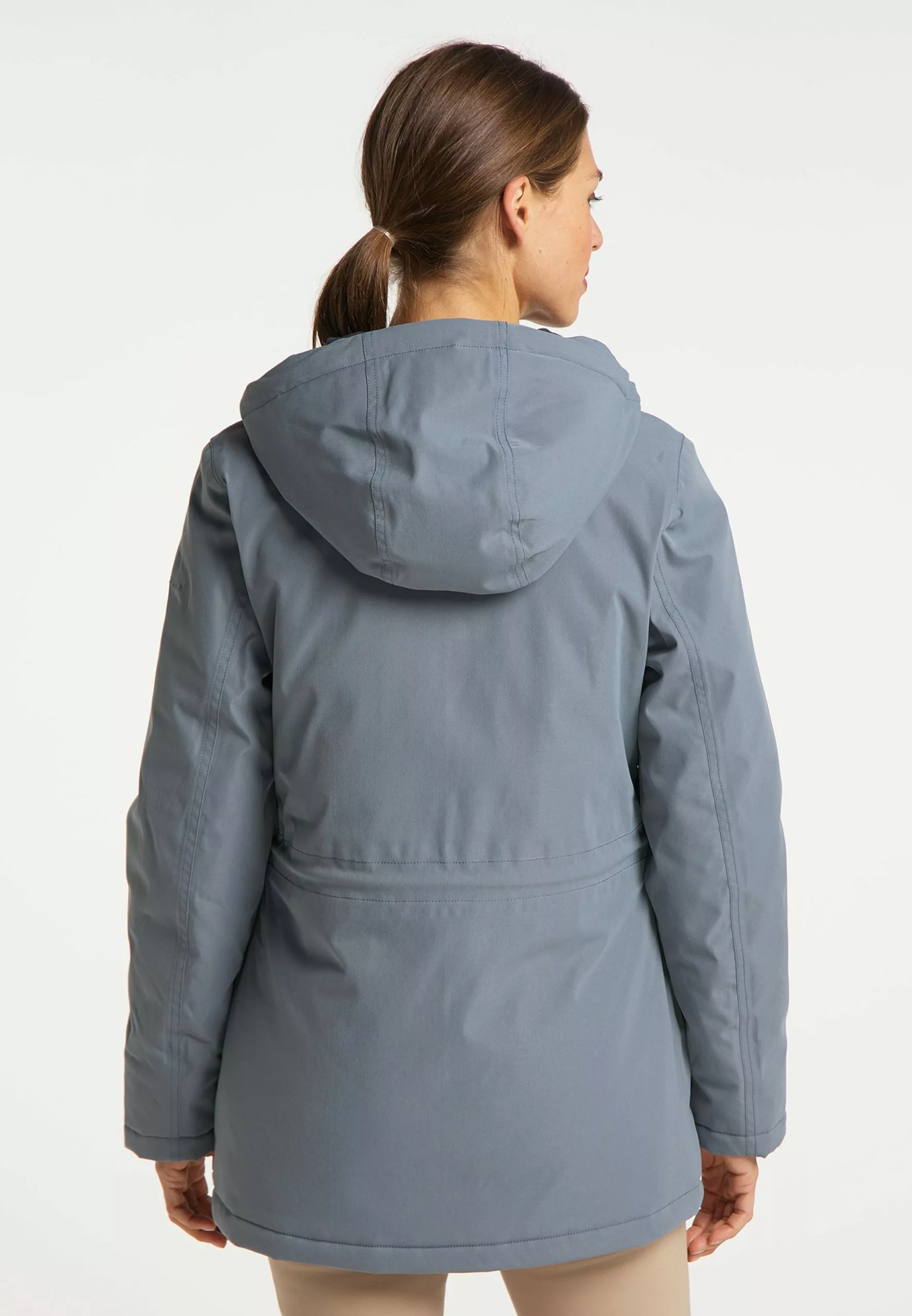 Parkas Parka D’hiver Femme Bleu Fumé 3 Parkas Parka D’hiver Femme Bleu Fumé – Image 3