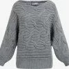 DreiMaster Vintage Pulls Basiques Pull-over Naemi Femme Gris Foncé