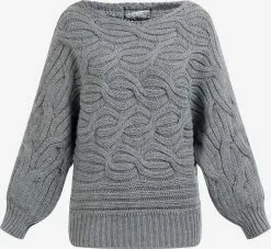 DreiMaster Vintage Pulls Basiques Pull-over Naemi Femme Gris Foncé
