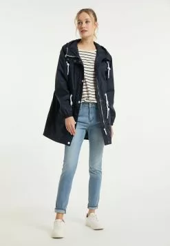 Parkas Parka Mi-saison Femme Bleu Nuit -Magasin Vintage Dreimaster c86b5c6fa6e7d1dbf39671af2c9753b3