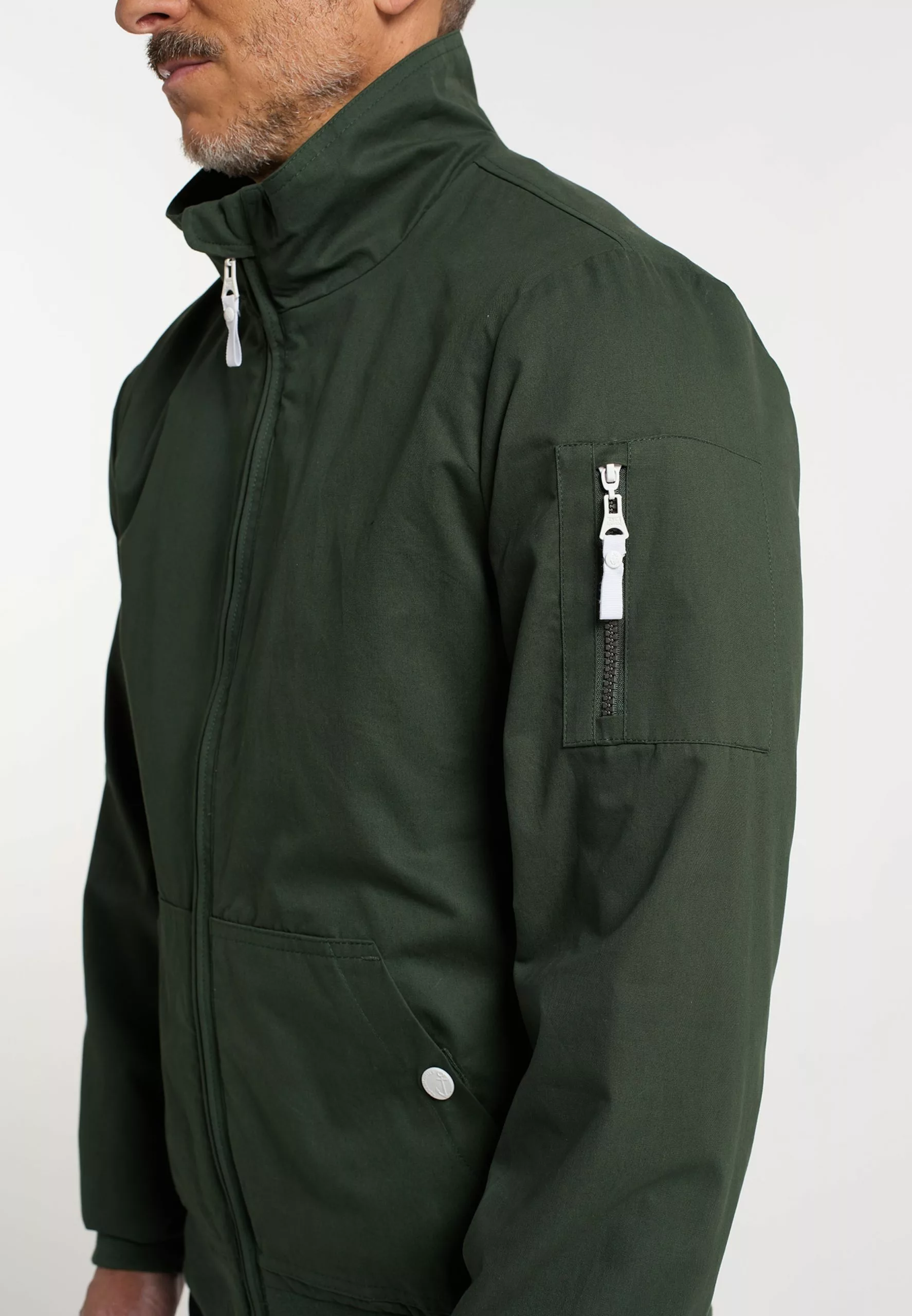 Vestes De Mi-saison Veste Mi-saison Homme Vert Foncé 5 Vestes De Mi-saison Veste Mi-saison Homme Vert Foncé – Image 5