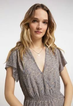 Robes Dété Coupe Slim Robe D’été Femme Champagne -Magasin Vintage Dreimaster ccdcb4d8d2a62d3185a0ce8dd842738b