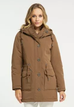Parkas Parka D’hiver Femme Marron -Magasin Vintage Dreimaster cd20346eaabee479911f8fc7b70fe2be