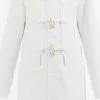 Dufflecoats Manteau Mi-saison Femme Blanc Cassé