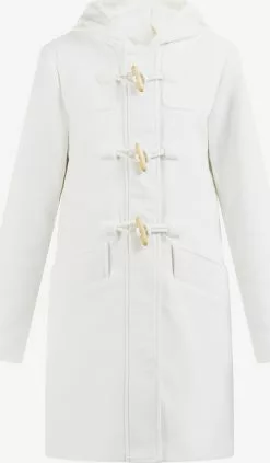Dufflecoats Manteau Mi-saison Femme Blanc Cassé