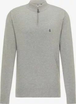 Pulls à Col Roulé Pull-over Homme Gris Chiné